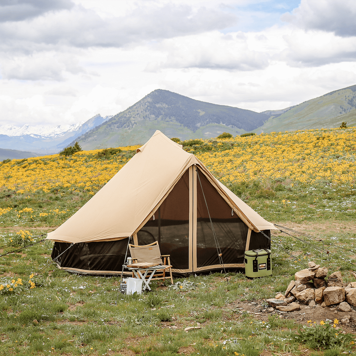 USED - Regatta Double Wall Tent - Sandstone Beige