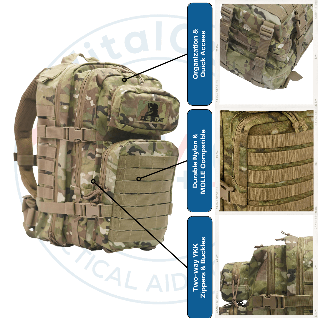 Tactical Trauma Backpack w/Advanced Bleeding Control