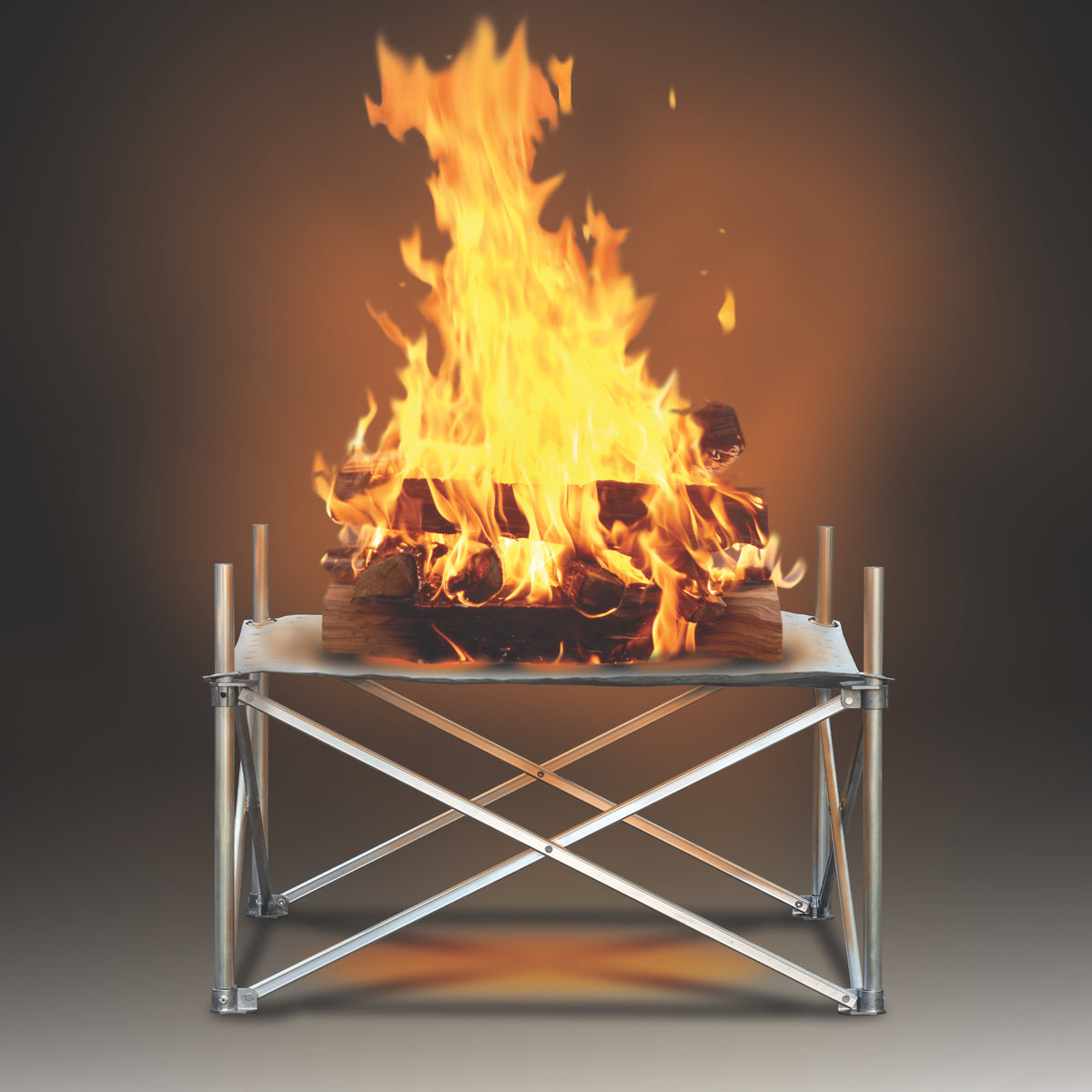 Fireside Outdoor Pop-Up Fire Pit 24" Ultra Lite